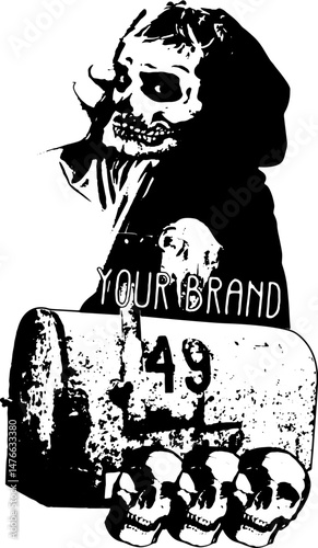 Urban streetwear Aesthetic typography text vector graphic design