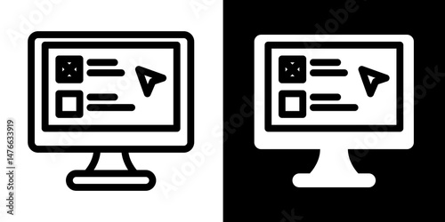 Online Form Submission Interface with Checkboxes, Radio Buttons, Text Fields & Cursor