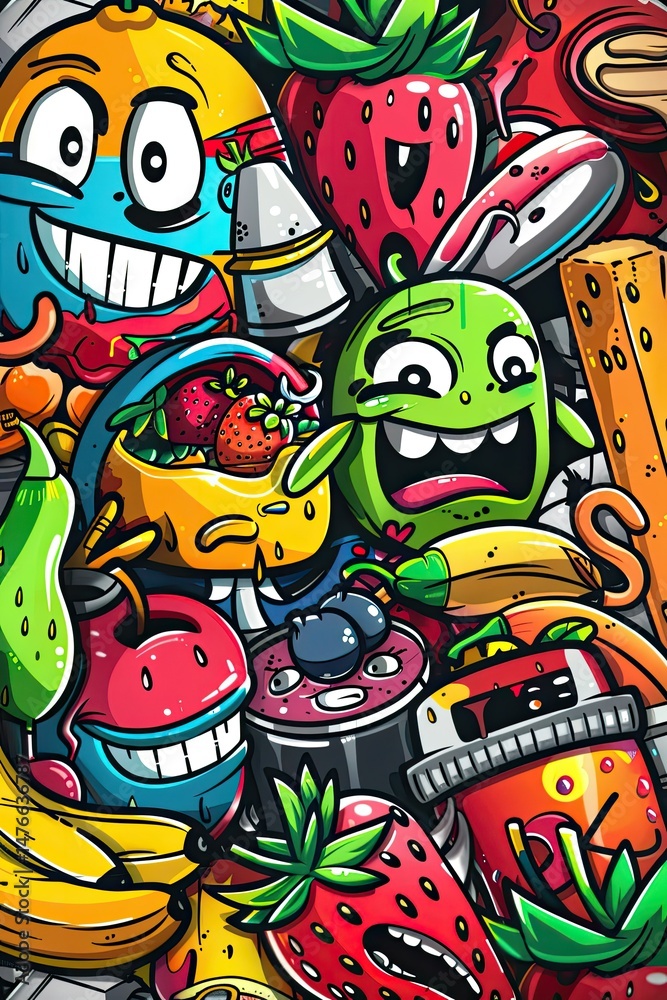 Obraz premium Artwork Graphic Vector Illustrations, Ai T-shirt design