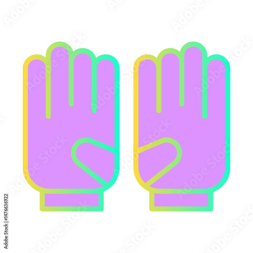 Safety Gloves icon design