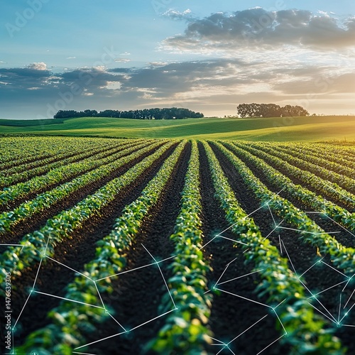 AI for predicting crop yields using climate data, soil analysis, and machine learning algorithms to forecast harvest outcomes, optimize farming practices, and enhance food security worldwide.