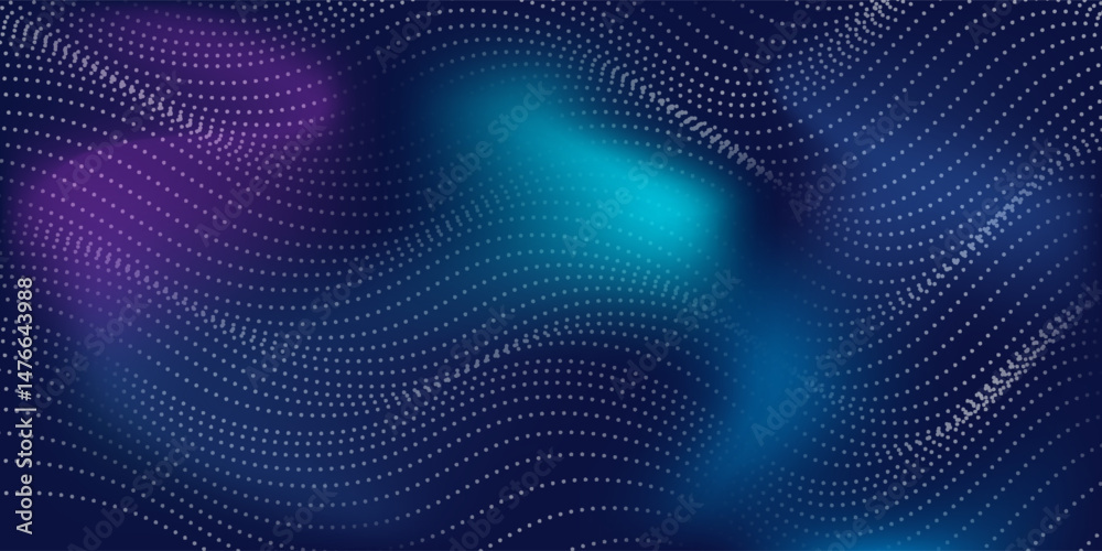 Abstract light point Hi-tech digital technology concept. High tech computer illustration with purple and dark blue simple modern art Abstract light point Hi-tech digital technology concept. High tech computer illustration with purple and dark blue simple modern art
