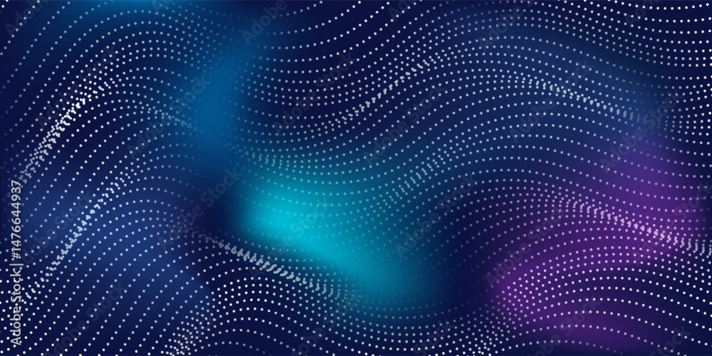 Abstract light point Hi-tech digital technology concept. High tech computer illustration with purple and dark blue simple modern art abstract Abstract light point Hi-tech digital technology concept. High tech computer illustration with purple and dark blue simple modern art abstract