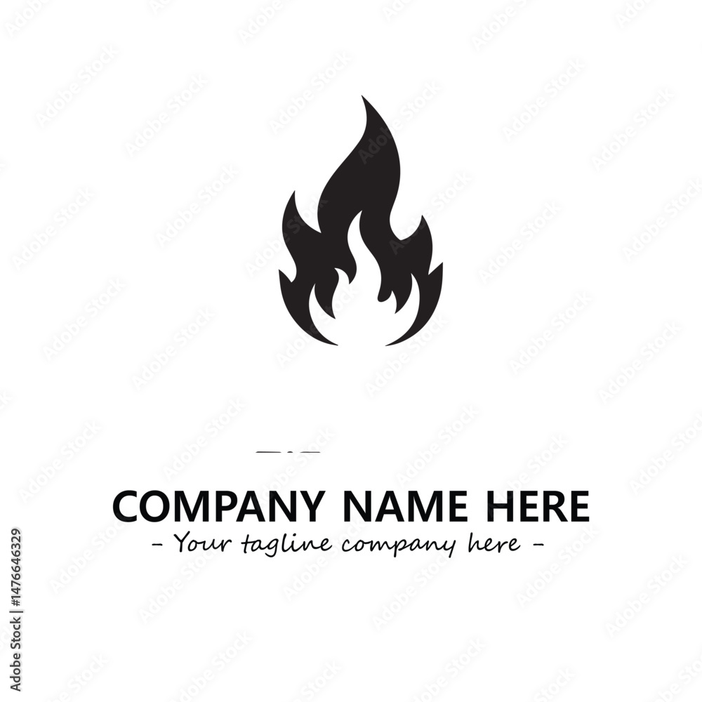 Fire Logo Company Design Illustration Vector Graphic Image Fire Logo Company Design Illustration Vector Graphic Image