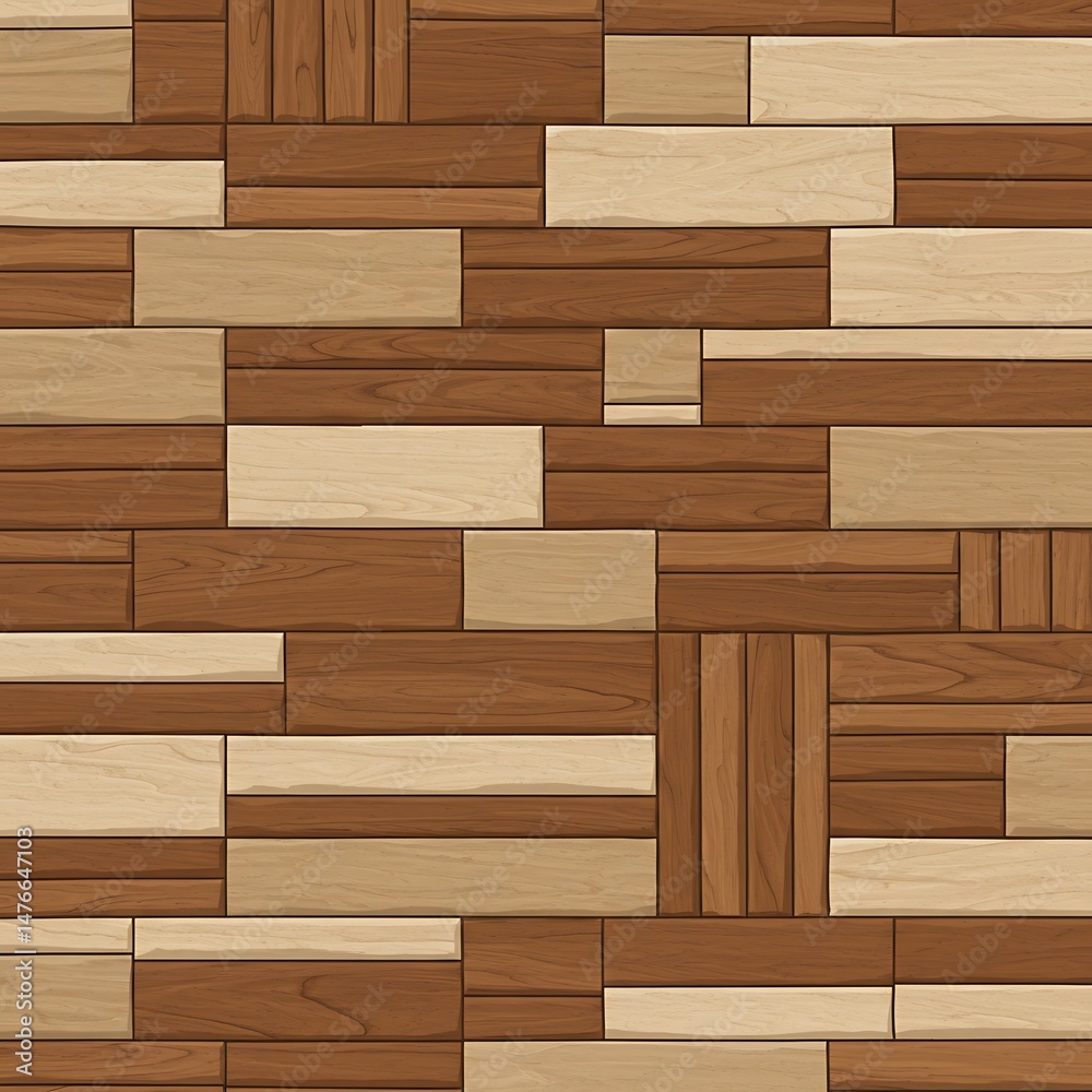 Naklejka premium Wood Grain Rhapsody