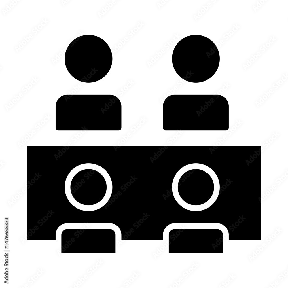 people and community glyph icon people and community glyph icon