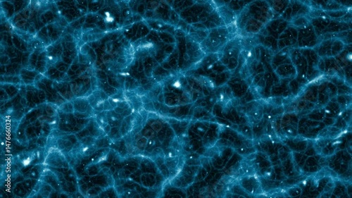 Pulsating blue texture. Shimmer and movement.