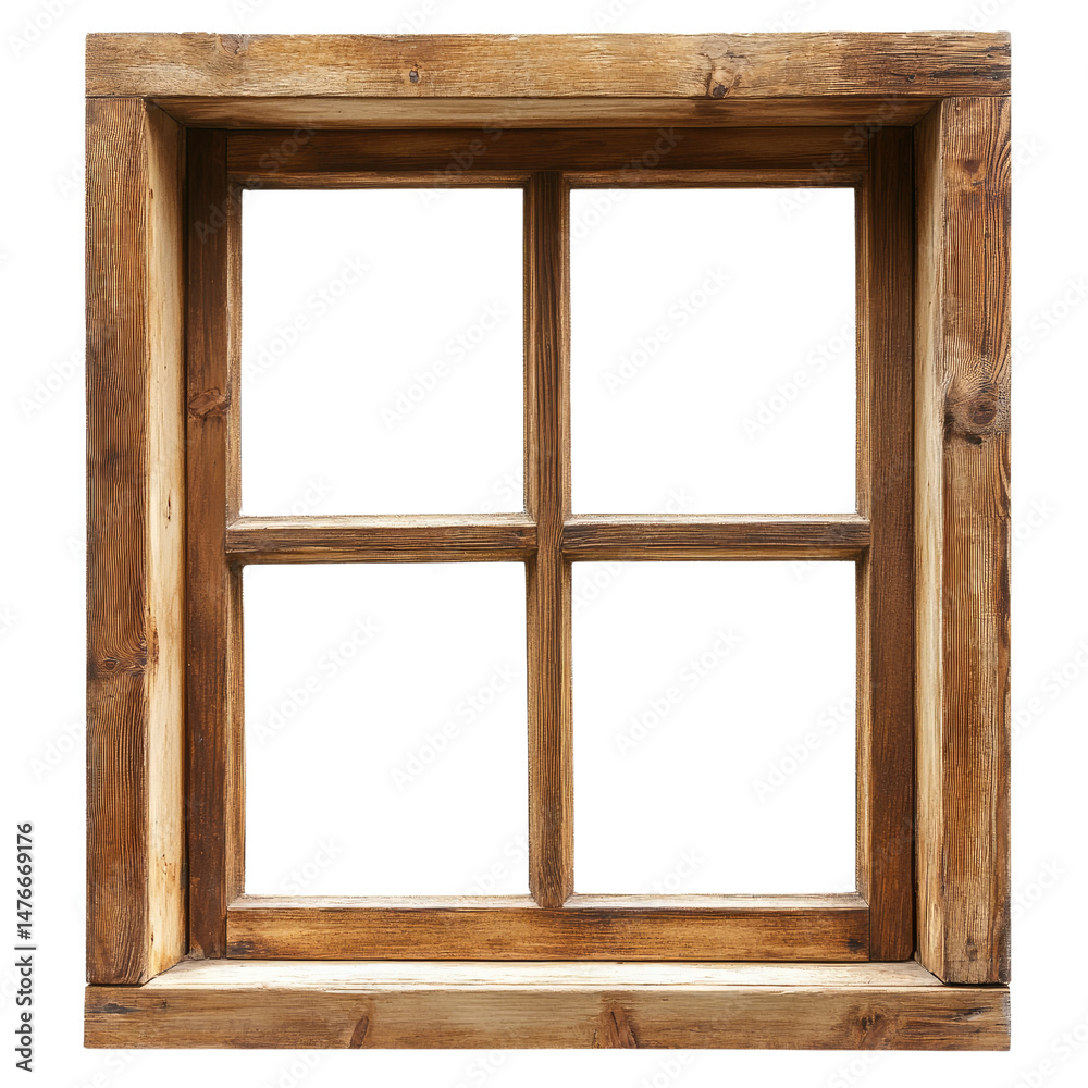 antique wooden window frame on white suface antique wooden window frame on white suface