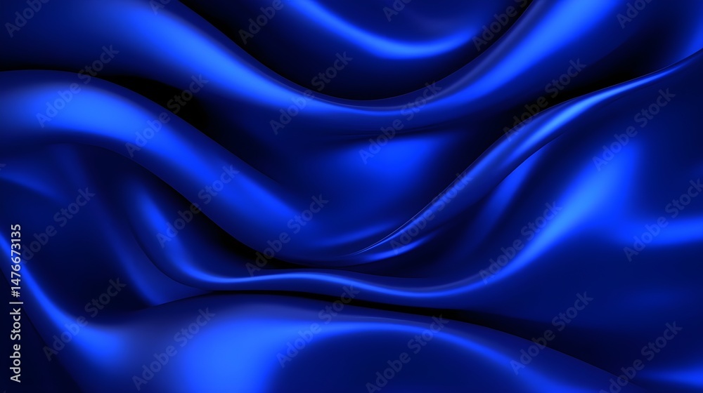Obraz premium Dynamic Blue Abstract Background with Streaks of Light and Texture