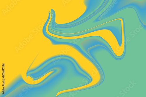Abstract liquid background. Gradient mesh. Vibrant Gradient Background