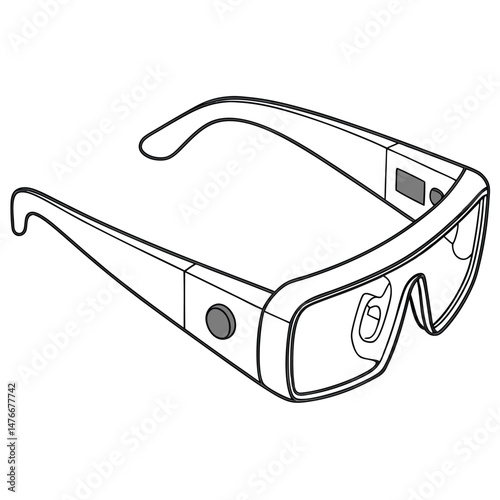 AR glasses Illustration