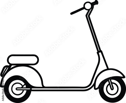 scooter silhouette