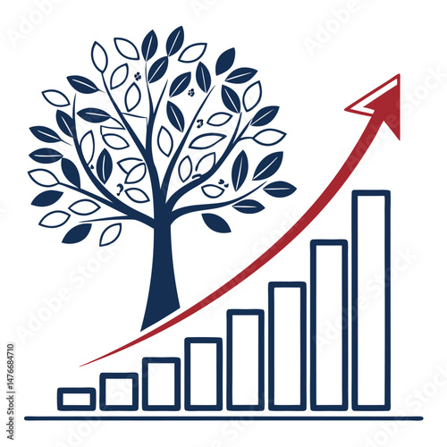 Business growth Illustration