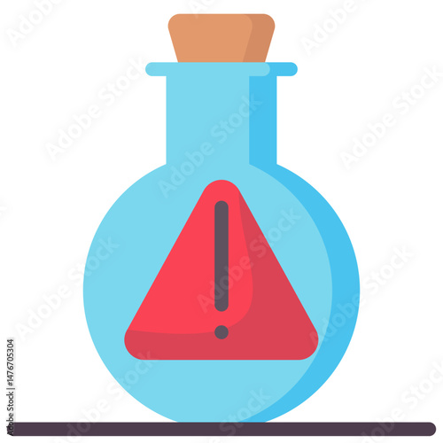 lab jar vector flat icon