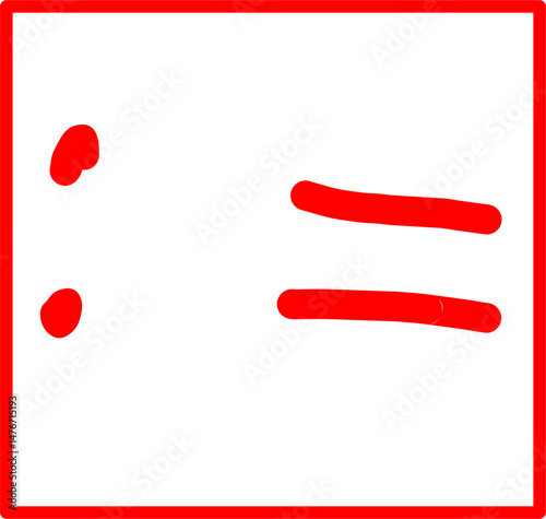 hand drawn math symbols equals by definition, red math symbols in doodle style