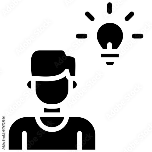 idea glyph icon