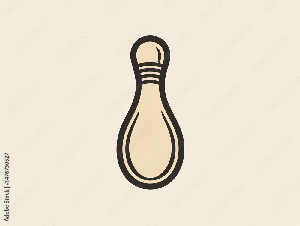 Fototapeta premium Bowling Pin Icon
