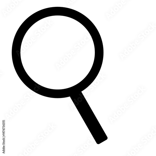 search icon magnifying glass isolated on white png