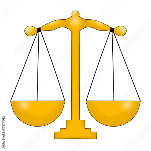 golden scales of justice