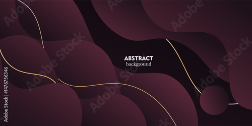 Abstract 3D wave art background design with purple color and lines for design. Paper cut background. Overlapping background. Vector eps10