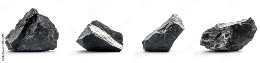 Obraz premium Assorted Dark Gray Rocks (1)