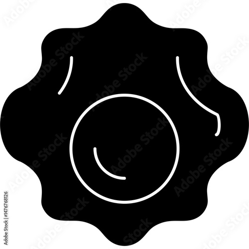 Fried Egg Icon Vector Element