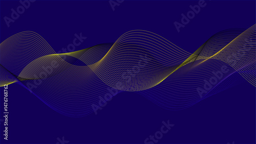 Abstract design with gentle, colored waves.
Warm-toned, translucent curves.