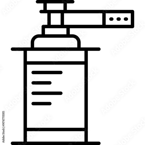 Burner Icon Vector Element