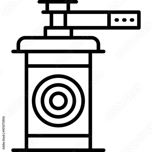Burner Icon Vector Element