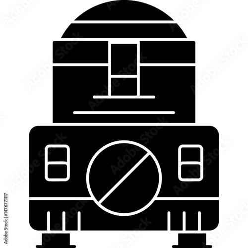 Food Processor Icon Vector Element