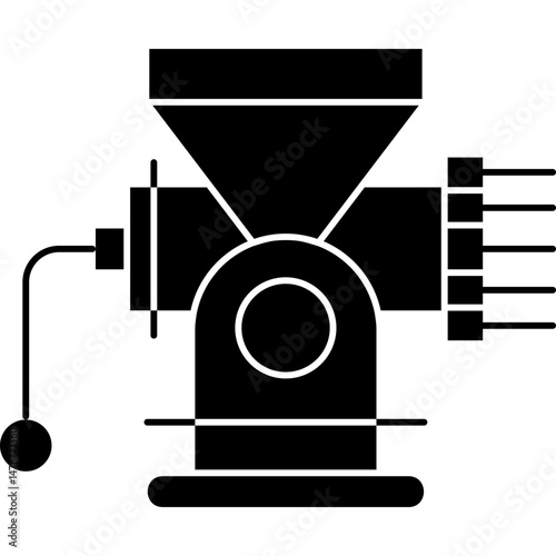 Meat Grinder Icon Vector Element
