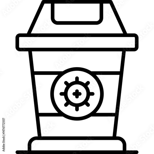 Bin Icon Vector Element
