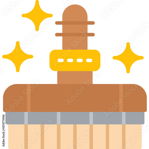 Cleaning Tools Icon Vector Element