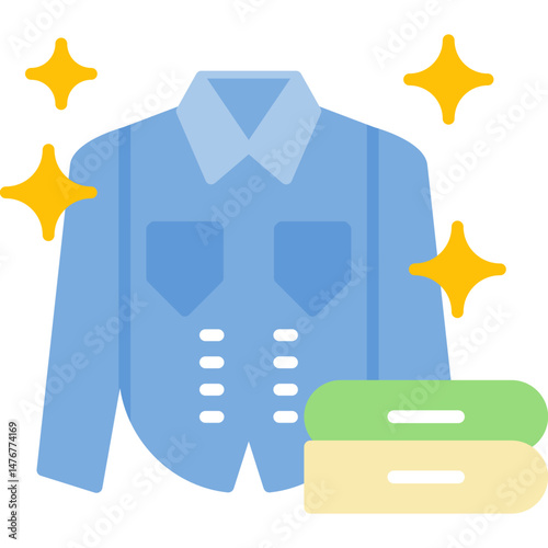 Clean Clothes Icon Vector Element