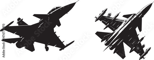 JAS-39 Gripen Jet Vector – Swedish Multirole Fighter Aircraft Illustration