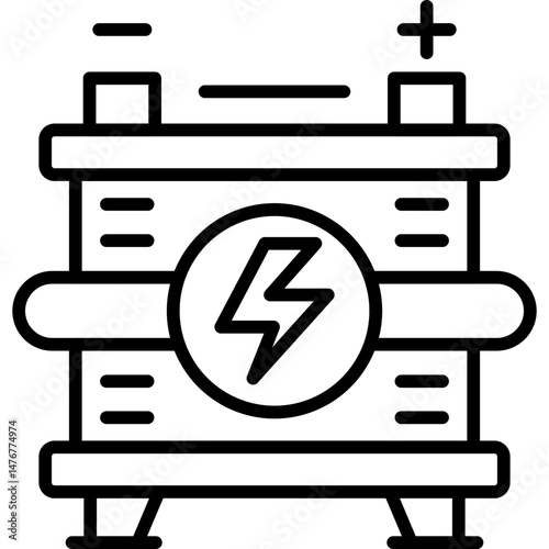 Battery Icon Vector Element