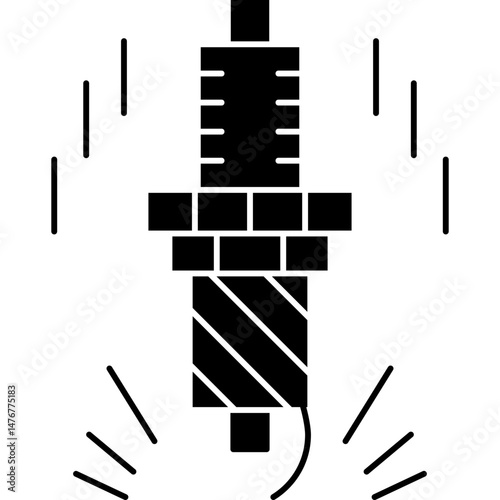 Ignition Icon Vector Element