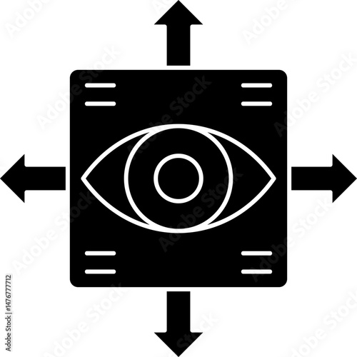 Perspective Icon Vector Element