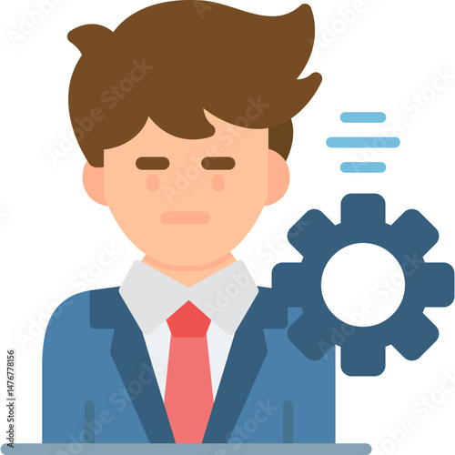 Management Icon Vector Element