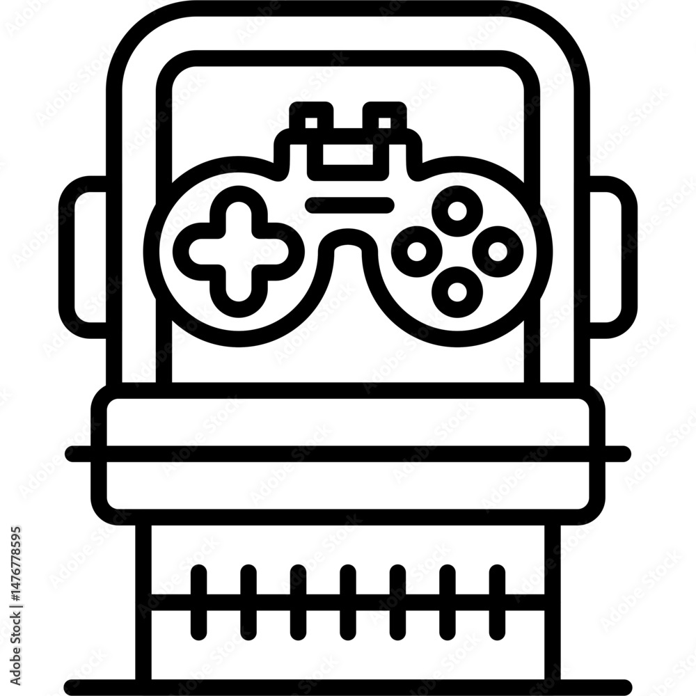 Arcade Game Icon Vector Element Arcade Game Icon Vector Element