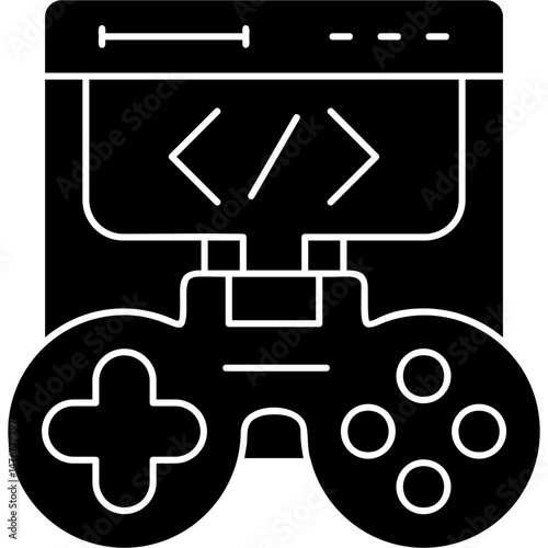 Game Console Icon Vector Element