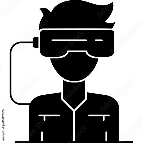 Augmented Reality Icon Vector Element