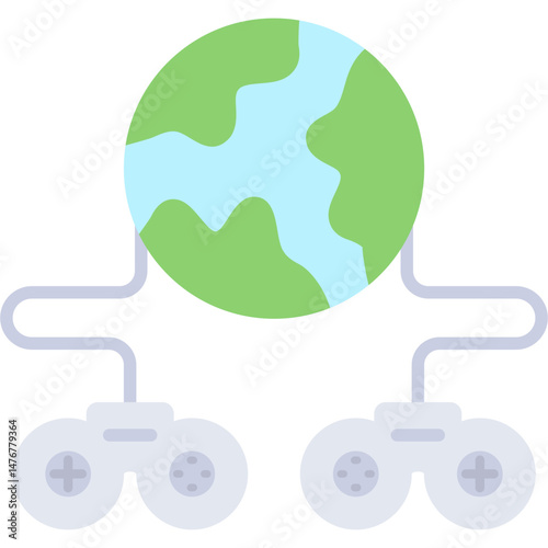 Online Game Icon Vector Element