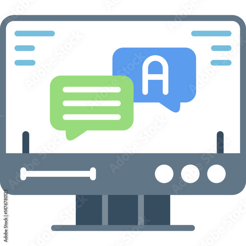 Quiz Icon Vector Element