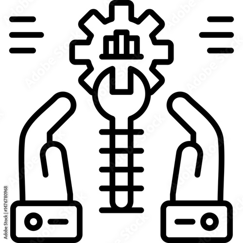 Optimization Icon Vector Element