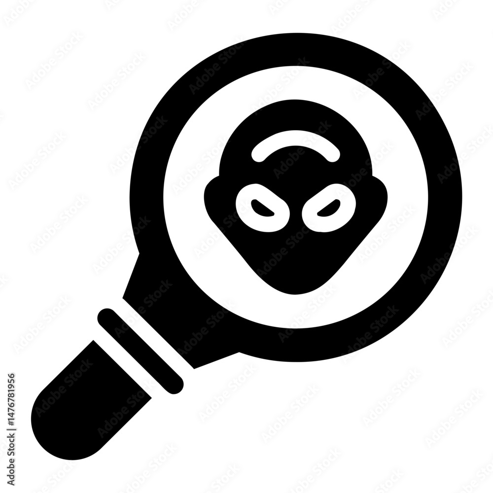 Naklejka premium search