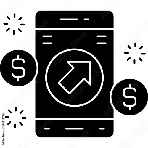 Pay Per Click Icon Vector Element