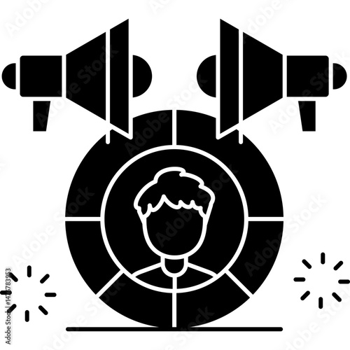 User Engagement Icon Vector Element