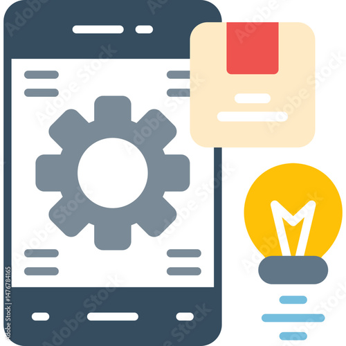Management Icon Vector Element