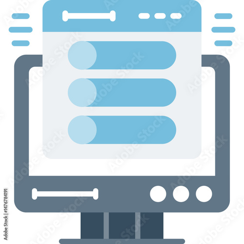 Switches Icon Vector Element